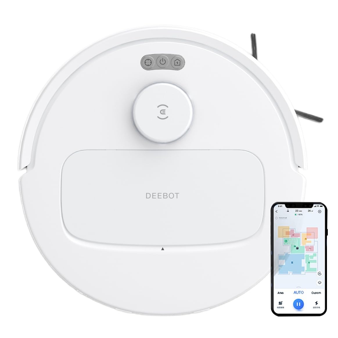 ECOVACS ECOVACS DEEBOT N30 (White) 2-in-1 Robot Vacuum & Mop
