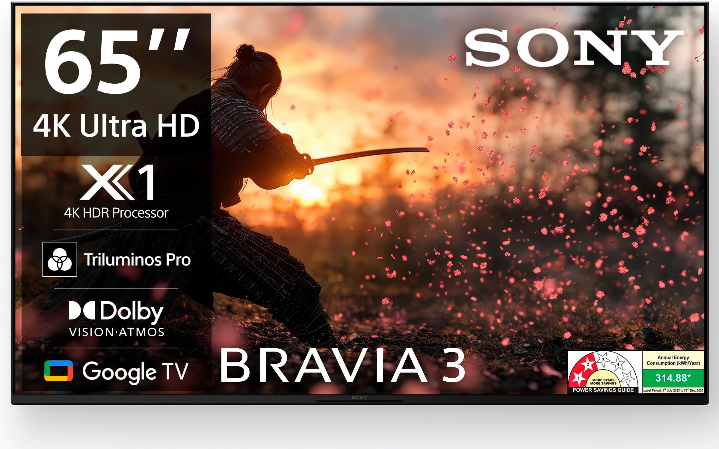 Sony Sony Bravia KD-65X74K 65-inch 4K Ultra HD Smart LED Google TV