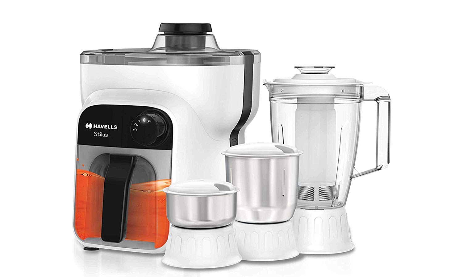 Havells Havells Vitonica 500W Juicer Mixer Grinder (3 Jars + Pulp Container)
