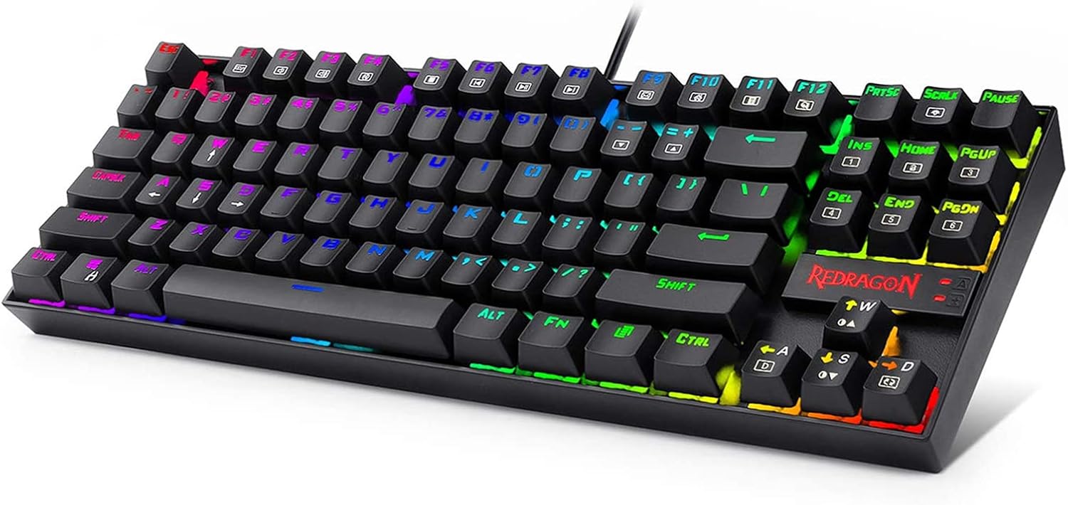 Redragon Redragon Kumara K552-RGB Mechanical Gaming Keyboard (TKL, Blue Switches)