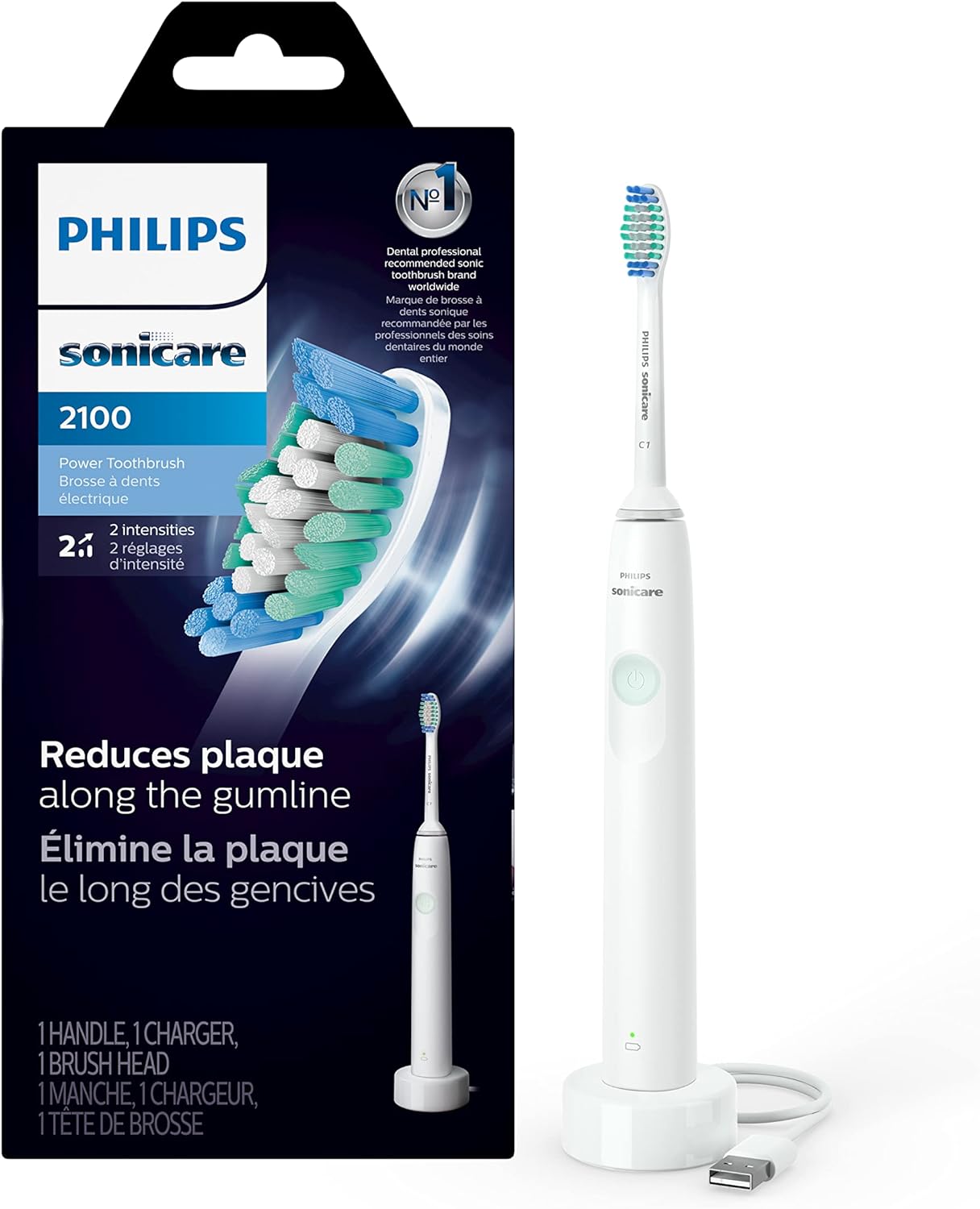 Philips Philips Sonicare 2100 Sonic Electric Toothbrush (HX3651/31)